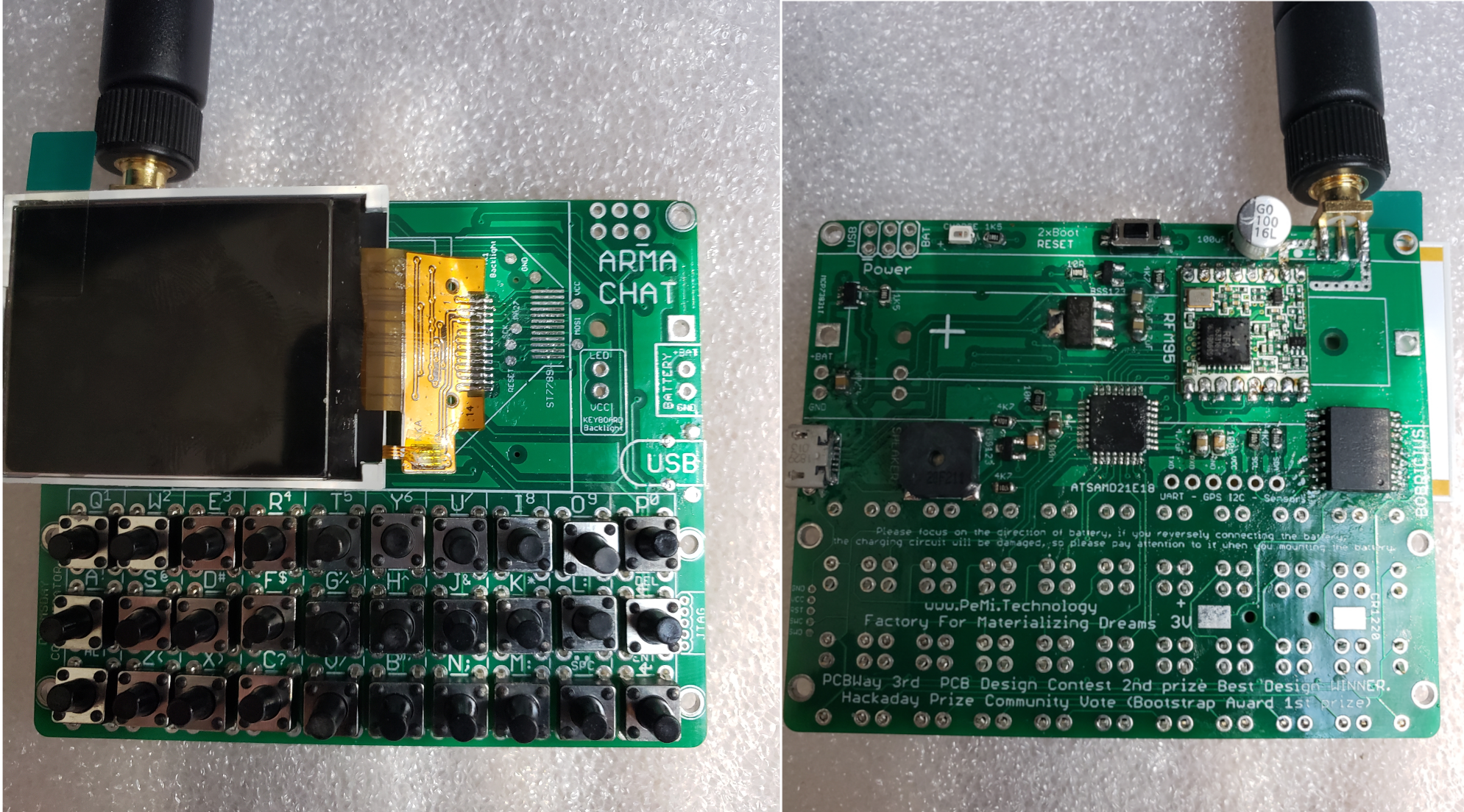 ArmaChat LoRa Messenger